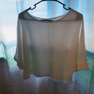 Cotton boat neck top